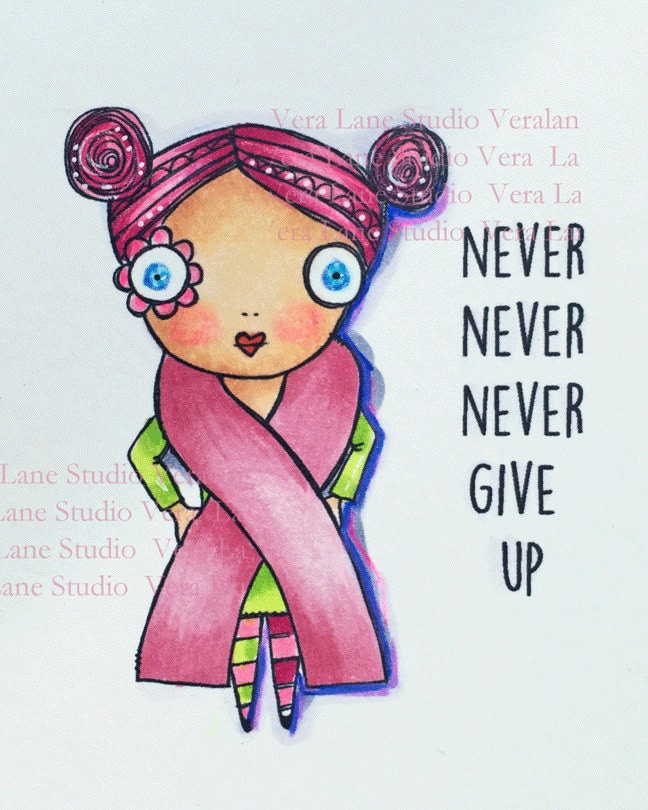 Cancer Awareness- 5 digi stamp bundle